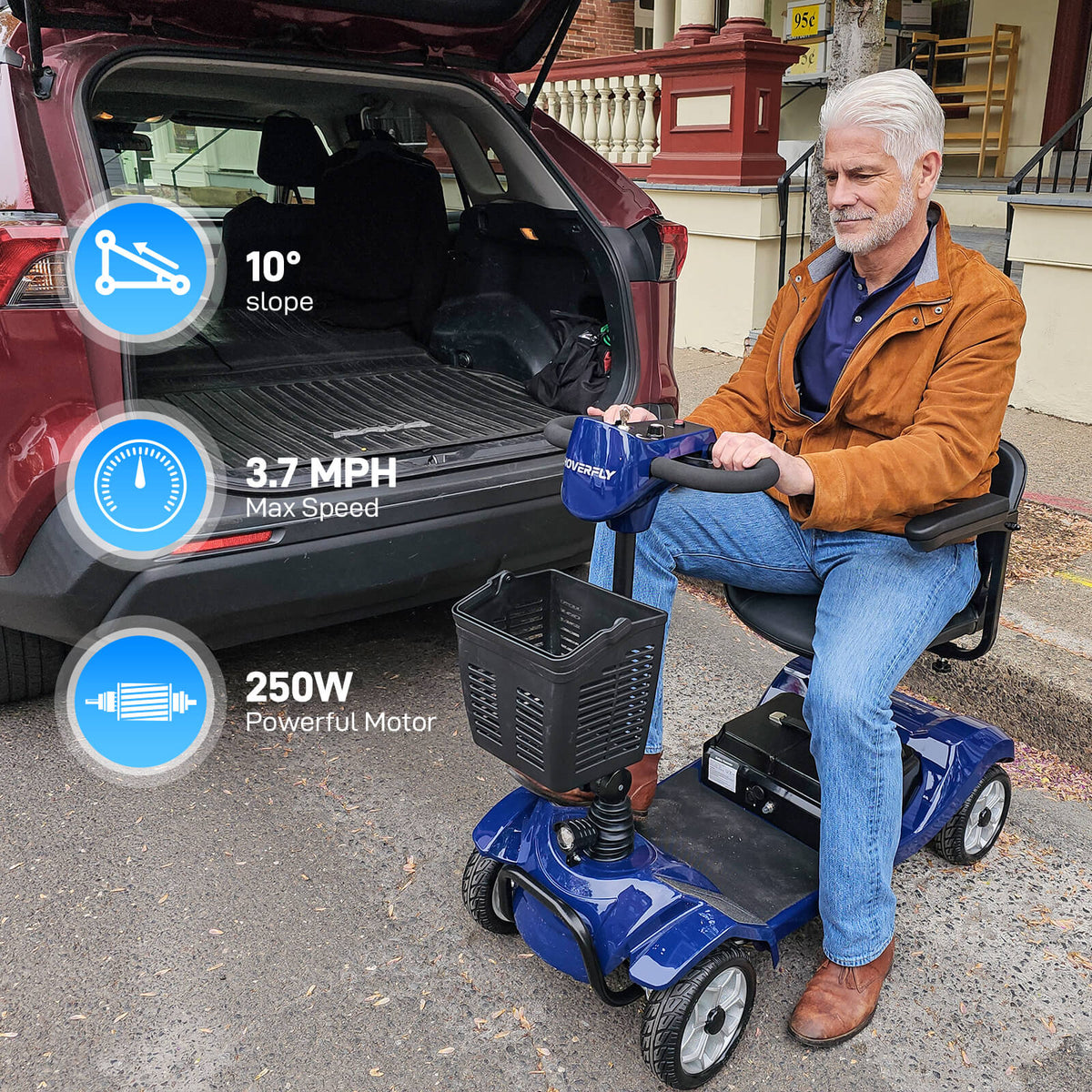 Hoverfly T4 Electric 4-wheel Mobility Scooter ((👻Halloween Sale))
